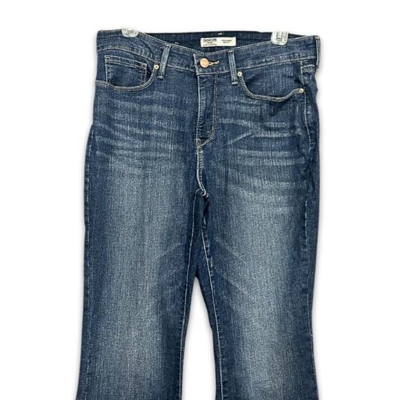 Levi's Bootcut Jeans Totally Shaping Stretch Cotton Denim Wash Blue W 31x28 NWOT - Picture 2 of 10